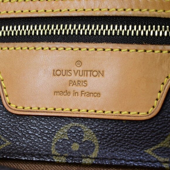 LOUIS VUITTON Sac Shopping Shoulder Tote Bag Monogram Leather - Picture 14 of 15